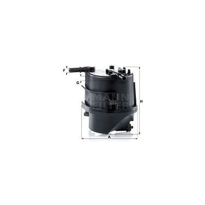 MANN WK939 (MF WK939) - CITROËN, PEUGEOT | Zboží Auto