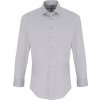 Pánská Košile Premier Workwear pánská bavlněná košile s dlouhým rukávem PR244 silver