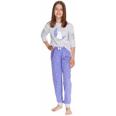 Dívčí pyžamo Suzan sv.šédé