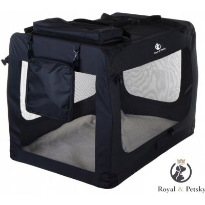 Royal&Petsky Přepravka pro psa černá XL 81 x 56 x 58 cm – Hledejceny.cz