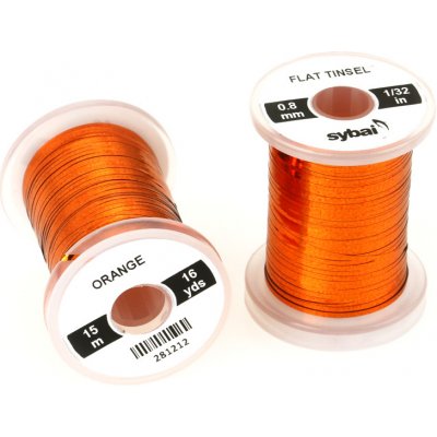Sybai Plochá Lametka Flat Tinsel Orange 0,8 mm – Zboží Mobilmania