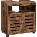 VASAGLE Koupelnová skříňka pod umyvadlo hnědá – Zboží Mobilmania