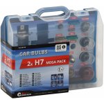 Compass Žárovky 12V servisní box MEGA H7+H7+pojistky – Zboží Mobilmania
