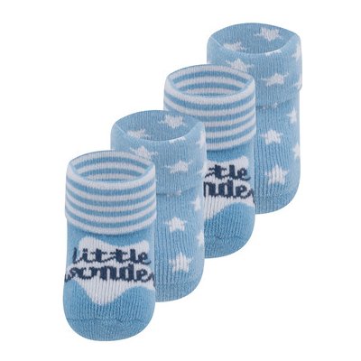 Ewers Ponožky pro prvňáčky 4 pack Little Wonder blue – Hledejceny.cz