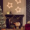 Vánoční osvětlení Nábytek XL Vánoční hvězdy se 48 teplými bílými LED 3 ks 56 cm