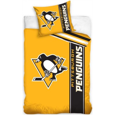 TipTrade CZ Hokejové povlečení NHL Pittsburgh Penguins série Belt bavlna 140x200 70x90 – Zboží Mobilmania