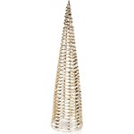 Home Styling Decoration Svítící vánoční stromek kužel 80 cm, zlatý, 80 LED – Hledejceny.cz