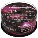 MediaRange CD-R 700MB 52x Printable, cake box 50ks (MR208)