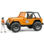 Bruder 2541 Jeep Cross Country oranžový s figurkou – Hledejceny.cz