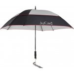 Jucad Telescopic Umbrella Windproof With Pin Black/Silver/Red – Sleviste.cz