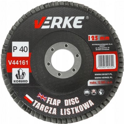 Verke Lamelový brusný kotouč 125 mm V44161 – Zboží Dáma
