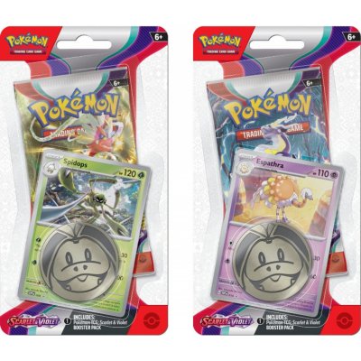 Pokémon TCG Scarlet & Violet Checklane Blister Espathra – Zboží Mobilmania