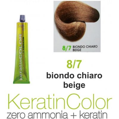 BBcos Keratin Color barva na vlasy 8/7 100 ml