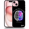 Pouzdro a kryt na mobilní telefon Apple Pouzdro Picasee ULTIMATE CASE MagSafe Apple iPhone 15 - Brain - White