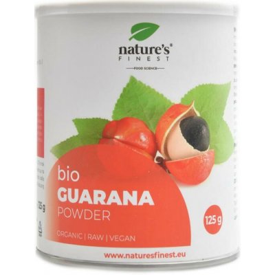 NaturesFinest Guarana Powder BIO 125 g – Hledejceny.cz