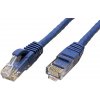 síťový kabel Roline 21.15.3942 UTP, slim, patch, kat. 6a, LSOH, 0,5m, modrý