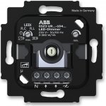 ABB Přístroj stmívače LED, pro otočné ovládání a tlač. spínání, 6523 UR-104-500 – Sleviste.cz