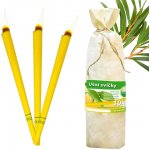 Hoxi Ušní svíčky v plátěném pytlíku tea tree 10 ks – Zboží Dáma