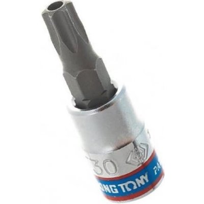 King Tony 203730 - Hlavice zástrčná - ořech 1/4", TORX T30 s bezpečnostním otvorem