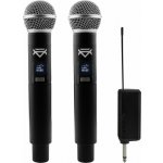 Veles-X Dual Wireless Handheld Microphone Party Karaoke System with Receiver – Zbozi.Blesk.cz