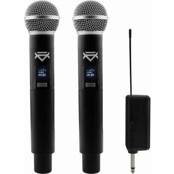 Veles-X Dual Wireless Handheld Microphone Party Karaoke System with Receiver