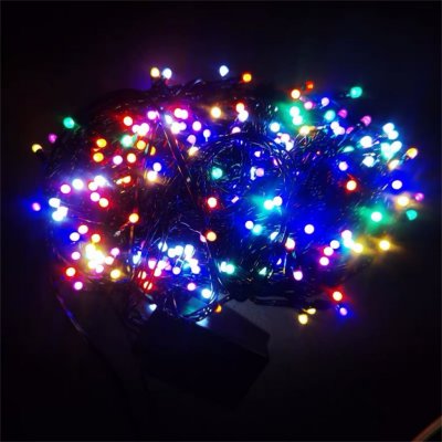HJ Venkovní vánoční osvětlení světelný řetěz 21m 210LED Barevné LED barva: RGB