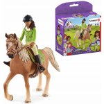 Schleich 42542 Sarah s pohyblivými klouby na koni – Hledejceny.cz