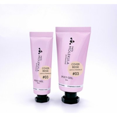 Molekula Poly Gel 03 Cover Beige 15 ml – Hledejceny.cz