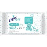 LINTEO BABY Vlhčené ubrousky Aqua sensitive 48 ks – Zboží Dáma