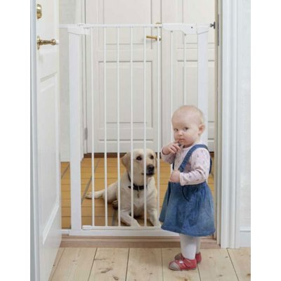 BabyDan vysoká zábrana Premier Pet Gate bílá