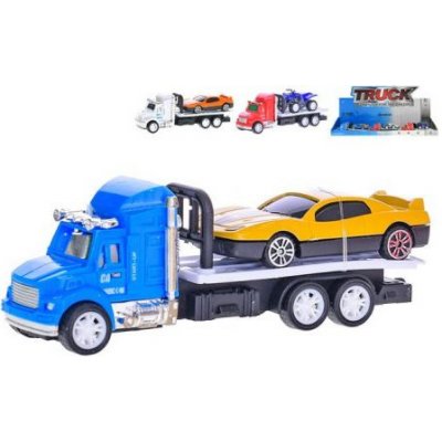 M.T. Nákladní auto 12,5 cm na setrvačník s vozidlem - různé barvy Barva: Červená – Hledejceny.cz