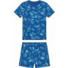 Dětské pyžamo a košilka Chlapecké pyžamo Prasátko Peppa tm.modrá