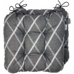 LIVARNO home Valencia/Miami kostkovaná, antracitová 40 x 43 cm, 2 kusy – Hledejceny.cz