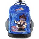 Monsuno batoh trolley Beyblade s motivem chlapce Beyblade modrá