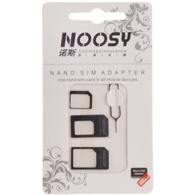 CN Adaptér pro Micro a Nano SIM karty 4v1 – Zboží Mobilmania