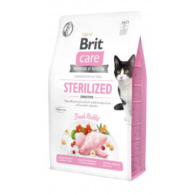 Brit Care Cat Grain-Free Sterilized Sensitive 2 kg – Zboží Mobilmania