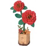 ROWOOD Dřevěné 3D puzzle Červená kamélie 113 ks – Zboží Dáma