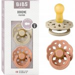 Bibs Boheme přírodní kaučuk 2ks ivory sage – Zboží Dáma
