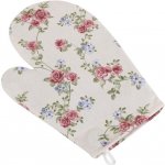 Bellatex Kuchyňská chňapka pnoucí růžička - růžová, béžová, zelená chňapka 28x18 cm – Hledejceny.cz