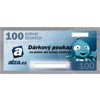 Elektronický dárkový poukaz Alza.cz na nákup zboží v hodnotě 100 Kč