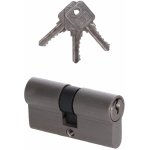 EURO 30/30mm, nikl Satina, 3 klíče, šroub M5x65mm – Sleviste.cz