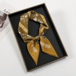 hedvábný šátek zlatý – Zboží Mobilmania