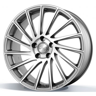Brock B39 7x17 4x100 ET44 ferric grey polished | Zboží Auto