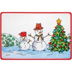 Toro Vánoční plastové prostírání sněhulák 28x43cm – Zboží Dáma