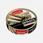 Sokra Šproty uzené v rostlinném oleji 160 g – Zboží Dáma