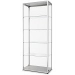 Showdown Displays Skleněná produktová vitrína Dekor, 80 x 40 x 200 cm – Zboží Živě