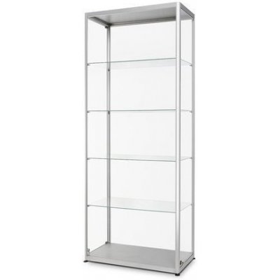 Showdown Displays Skleněná produktová vitrína Dekor, 80 x 40 x 200 cm – Zboží Živě