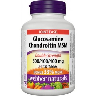 Webber Naturals Glucosamine Chondroitine MSM 500/400/400 mg 120 tbl