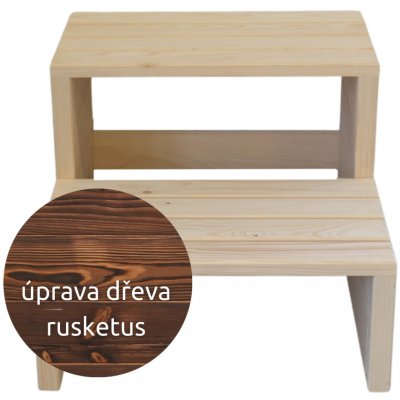 Hanscraft Schůdky k vířivce 2 stupně 60 cm rusketus 173003 – HobbyKompas.cz