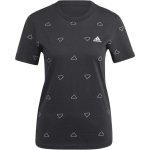 adidas ESSENTIALS MONOGRAM SLIM GRAPHIC TEE černá – Sleviste.cz